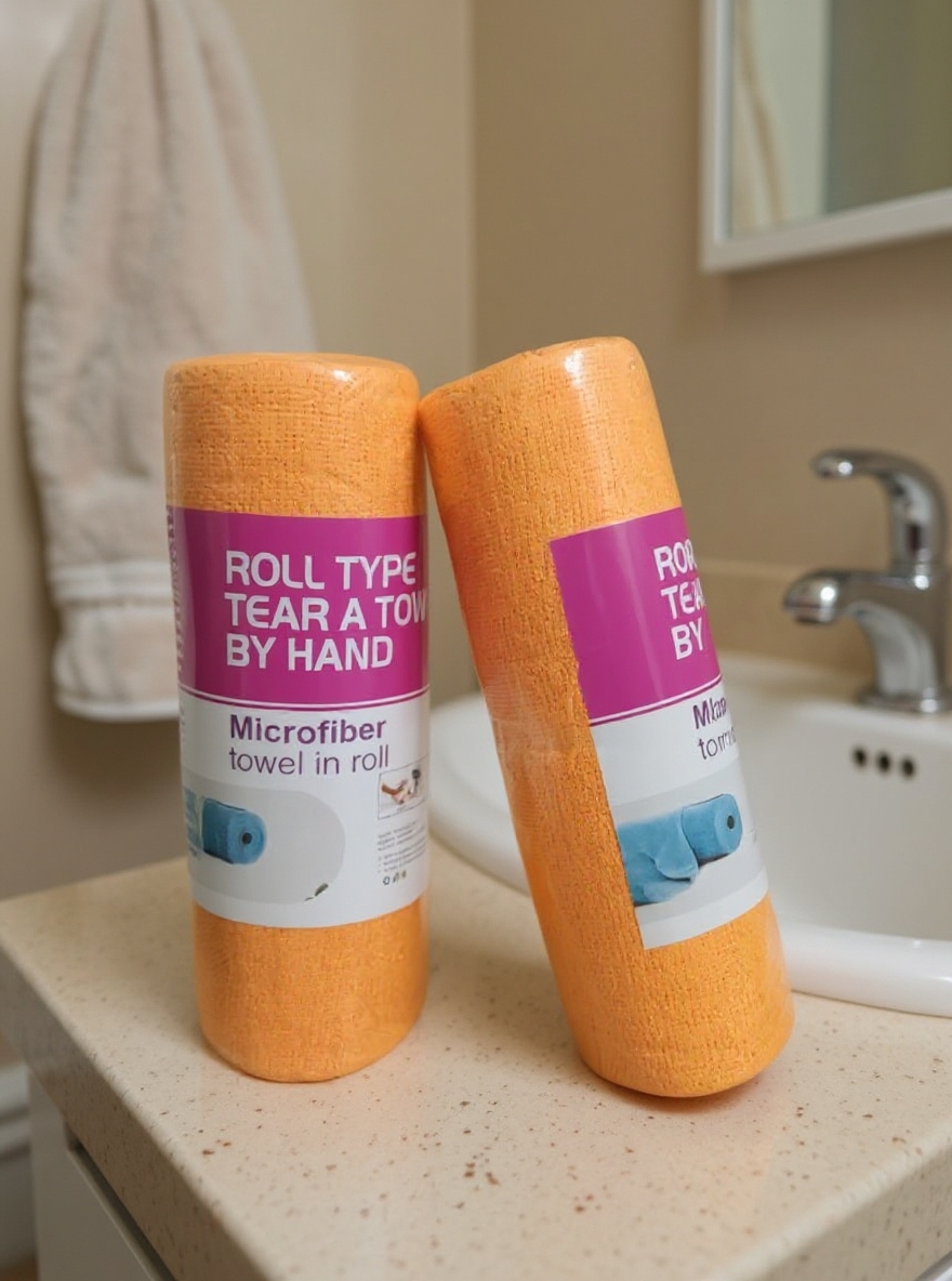 Customer review photo of CleanHomeBD towel on kitchen counter